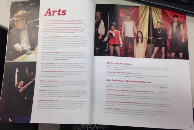 OTL's 2014 production, Pippin, was featured in OSU's "Get Involved" Magazine