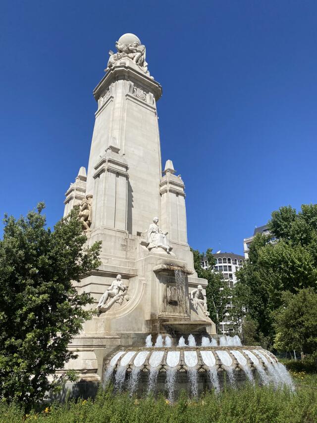 Monument to history of Spain in Madrid