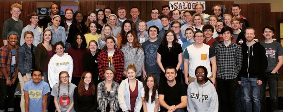 The cast and crew of Big Fish with original composer Andrew Lippa!