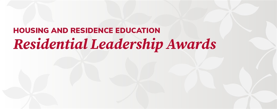 Residential Leadership Awards